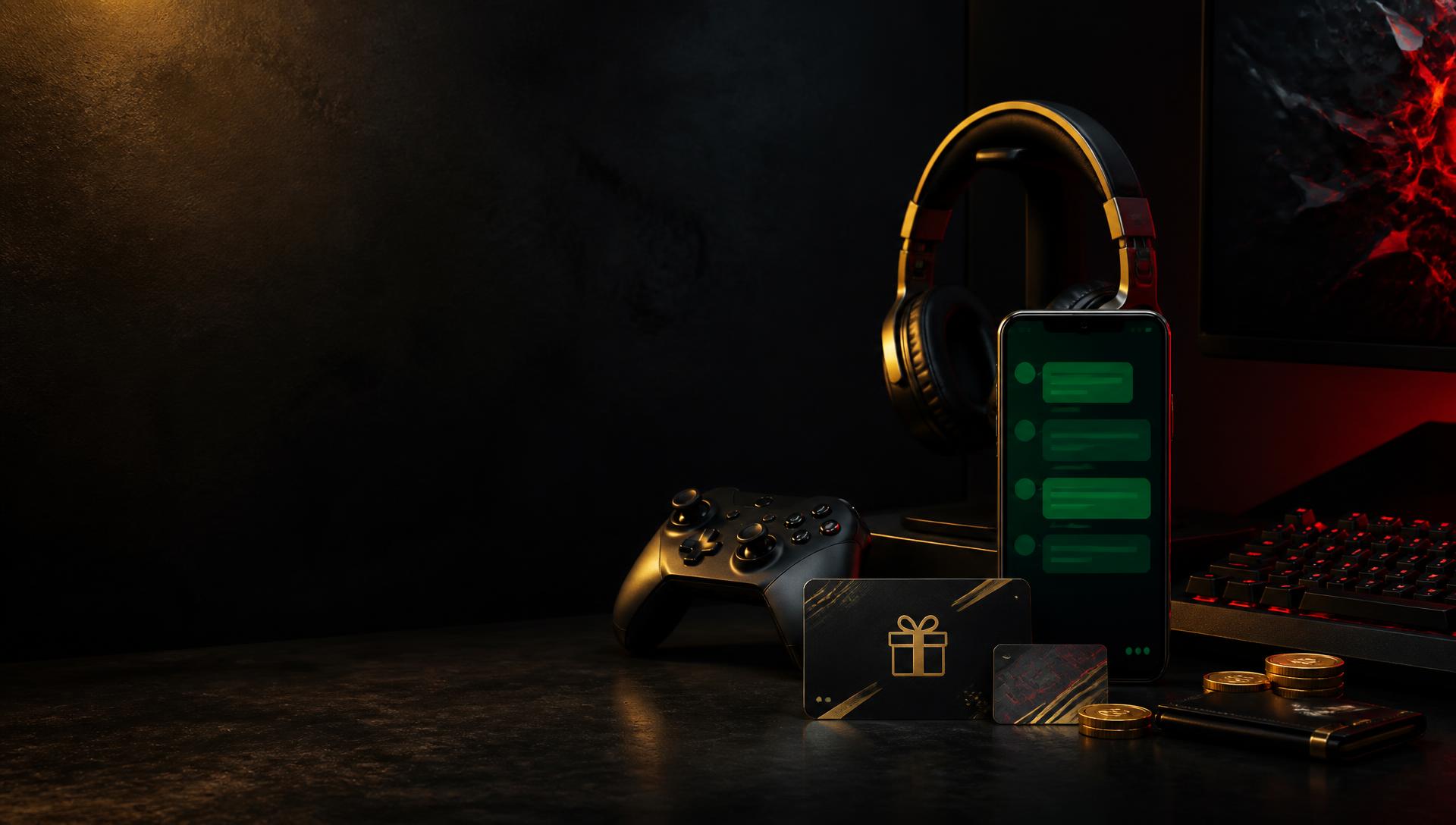 Espacio gamer preparado para una compra digital